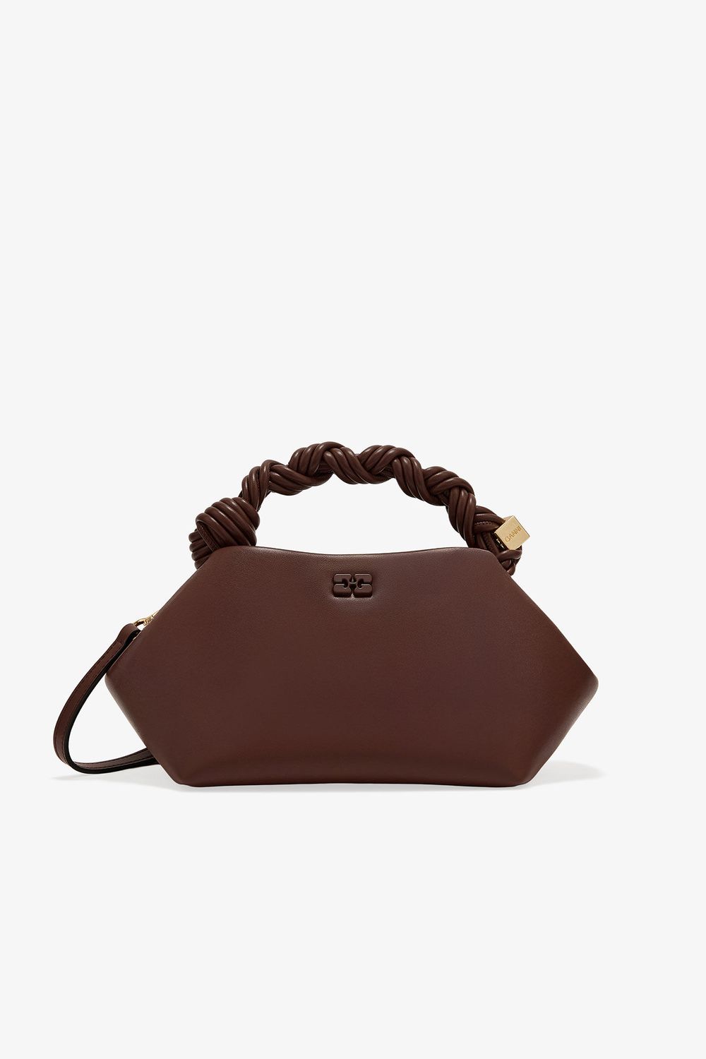 Ganni Small Bou Bag Chocolate Fondant