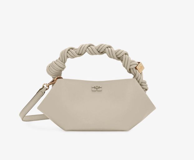 Ganni Mini Bou Bag Oyster Gray