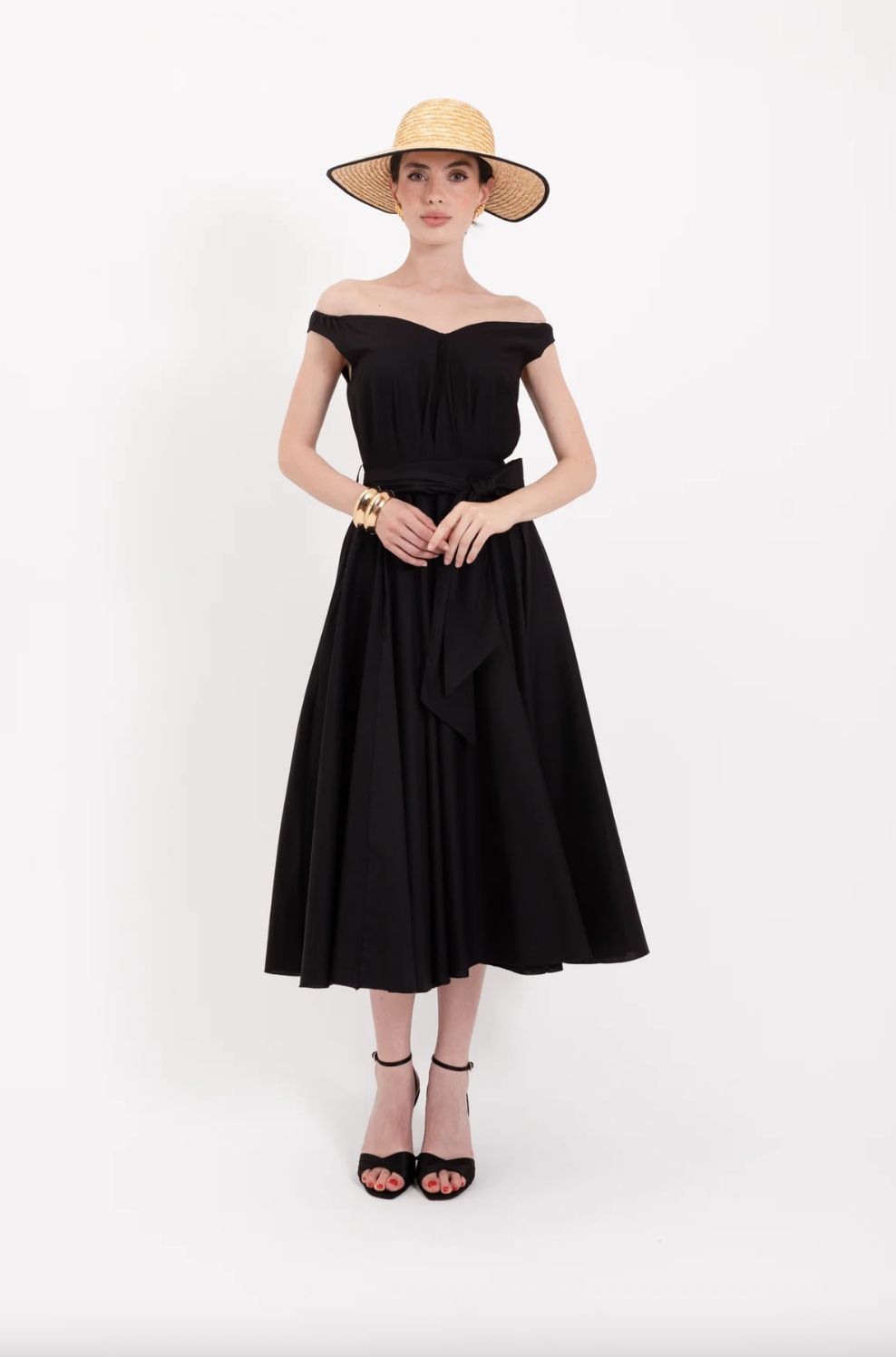 Lavi Sweetheart Neck Dress