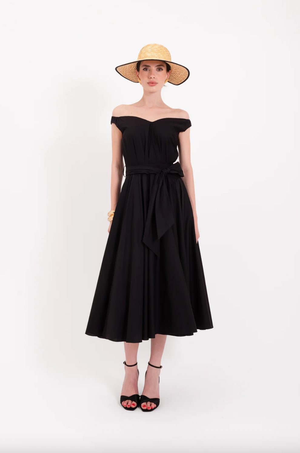Lavi Sweetheart Neck Dress