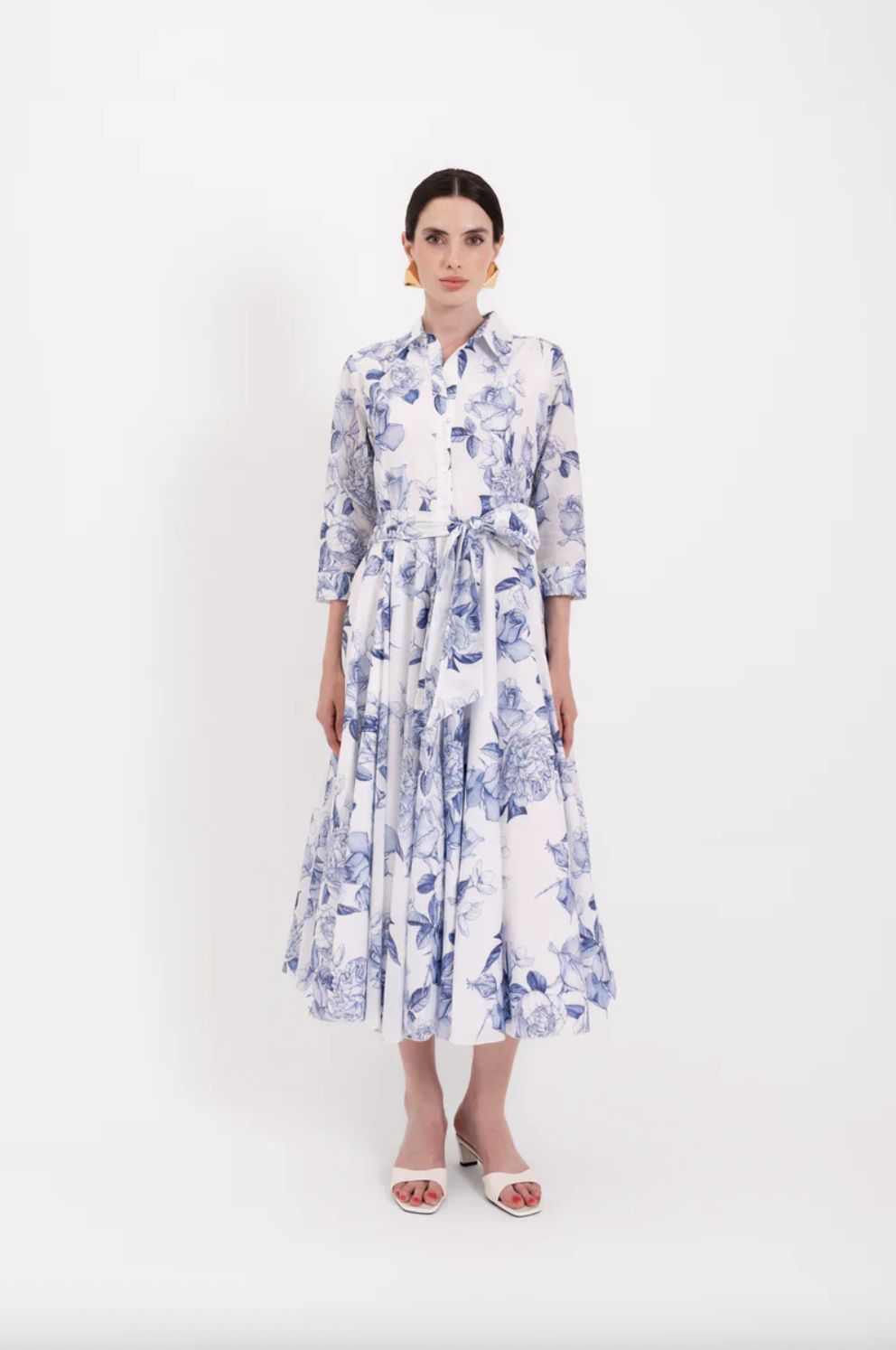 Lavi Blue Floral Dress