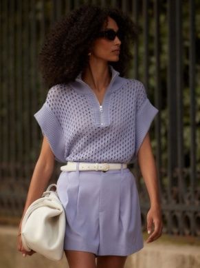 Varley Gaines Half Zip Knit Sweater