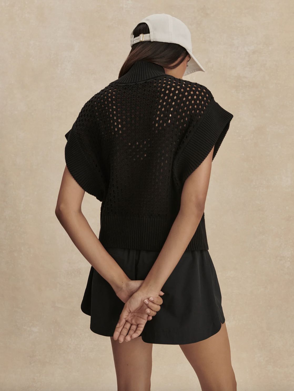 Varley Gaines Half Zip Knit Sweater