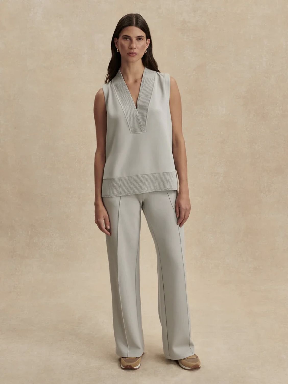 Varley Wide Leg Pant in Blue Clay 30"