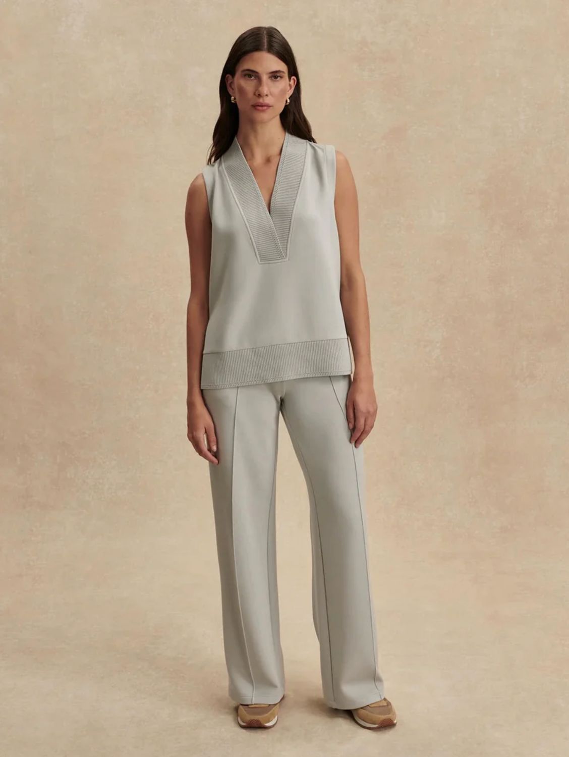 Varley Wide Leg Pant in Blue Clay 30"