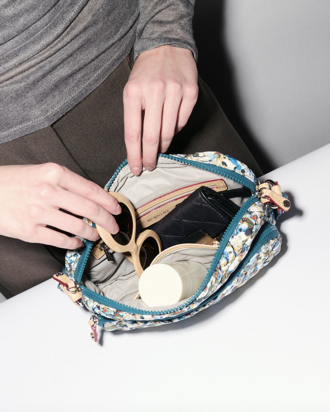 MZ Wallace Small Metro Camera Bag in Club Paint