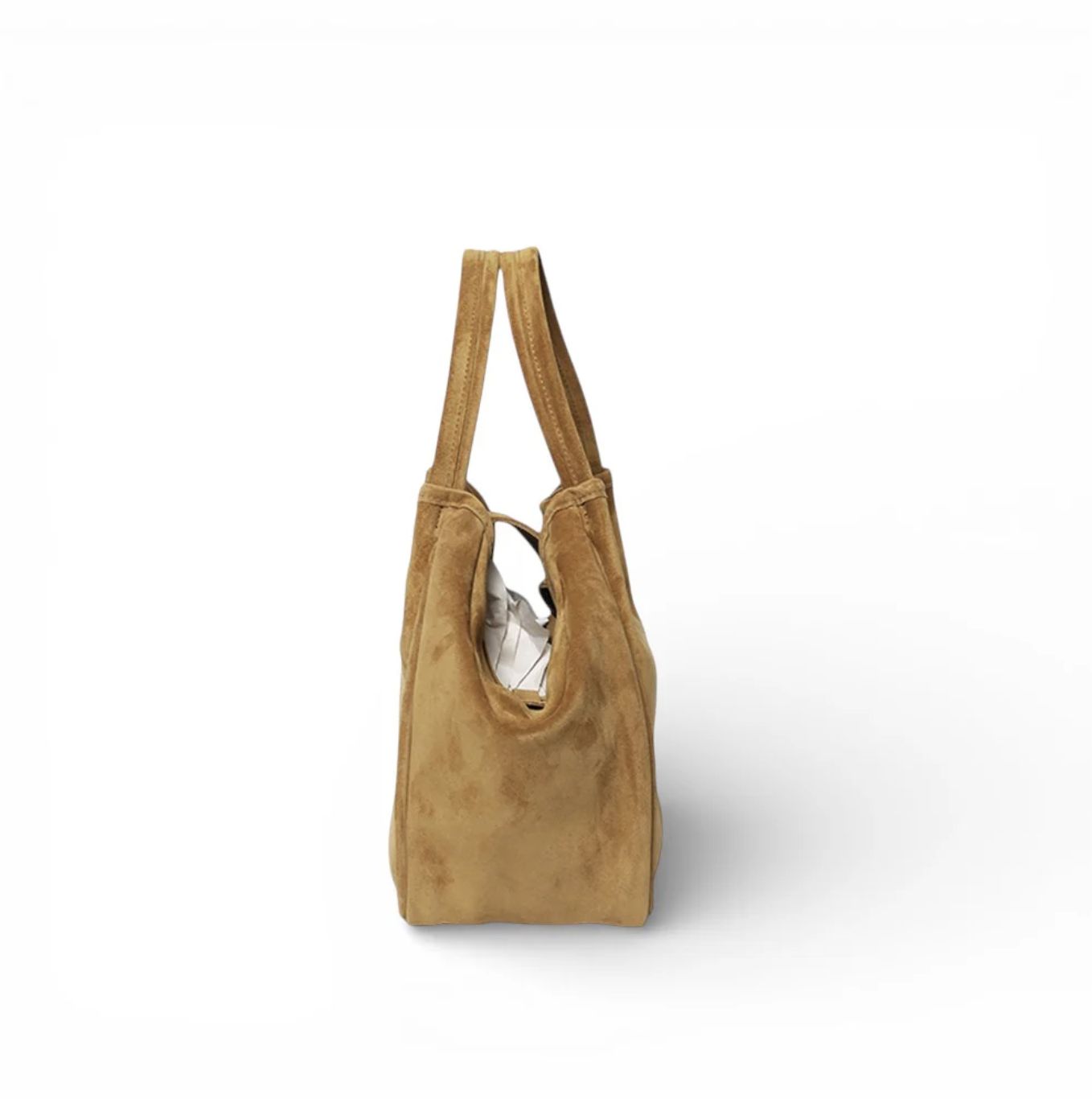 Oliveve Vittoria Pane Suede Tote