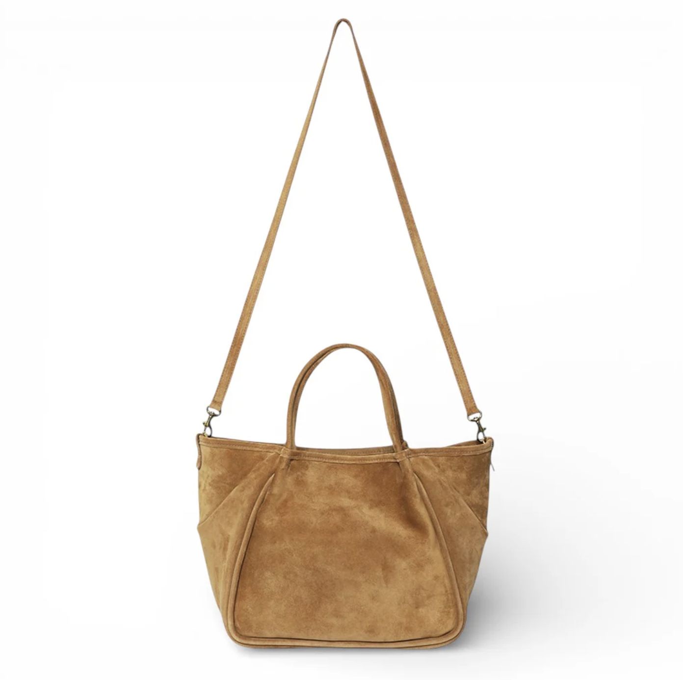 Oliveve Vittoria Pane Suede Tote
