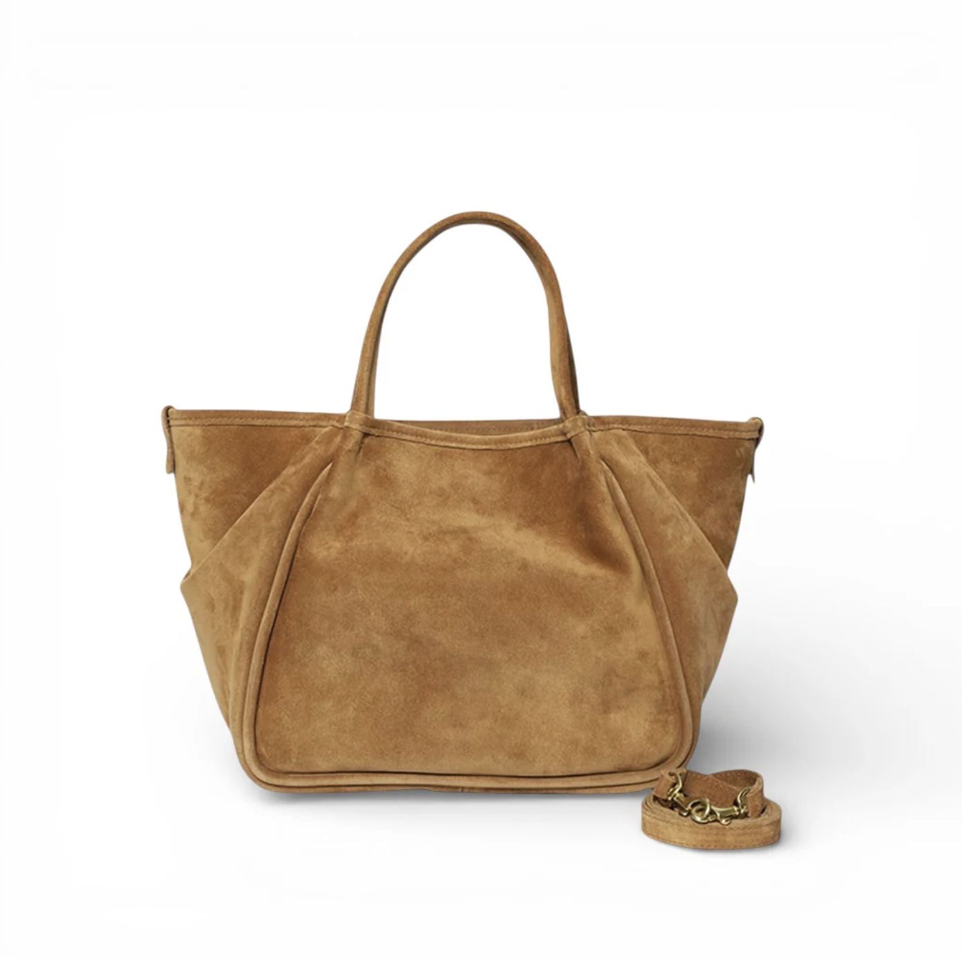 Oliveve Vittoria Pane Suede Tote