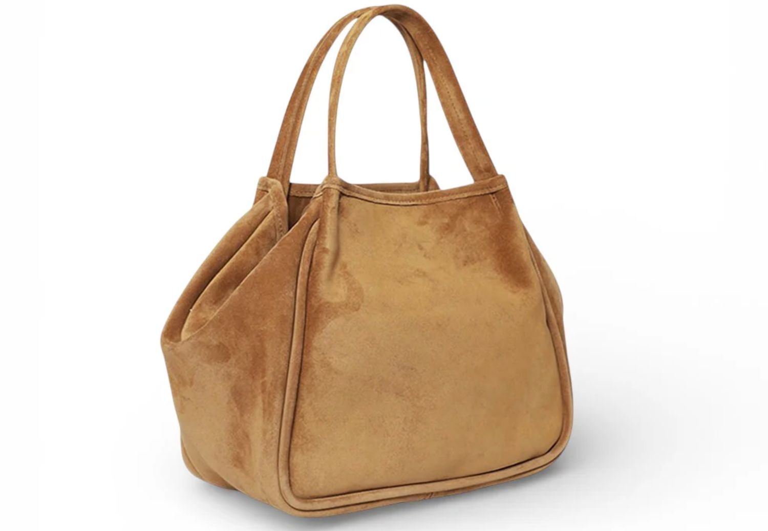 Oliveve Vittoria Pane Suede Tote