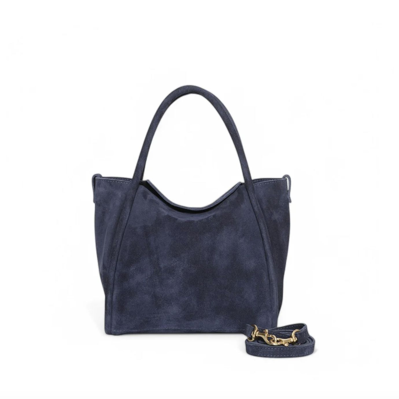 Oliveve Serena Satchel in Midnight Suede