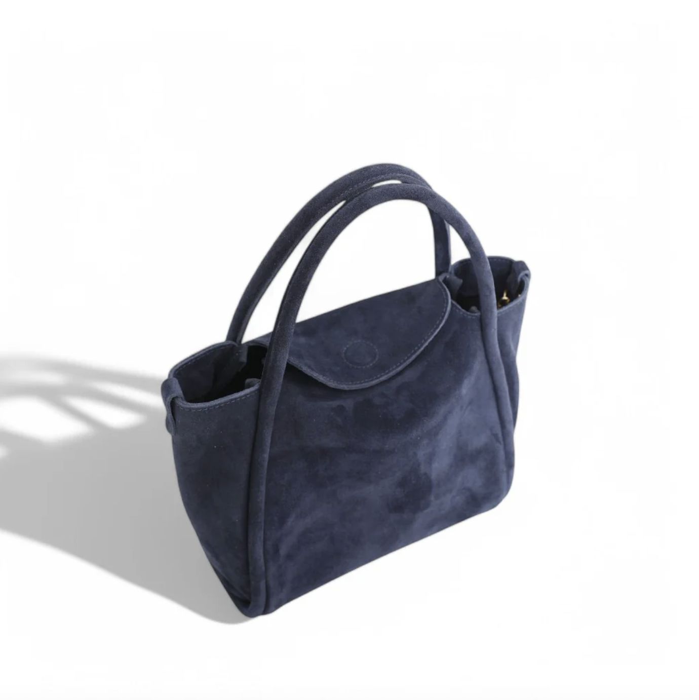 Oliveve Serena Satchel in Midnight Suede