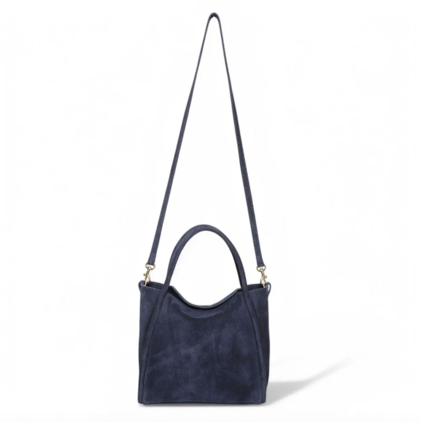 Oliveve Serena Satchel in Midnight Suede
