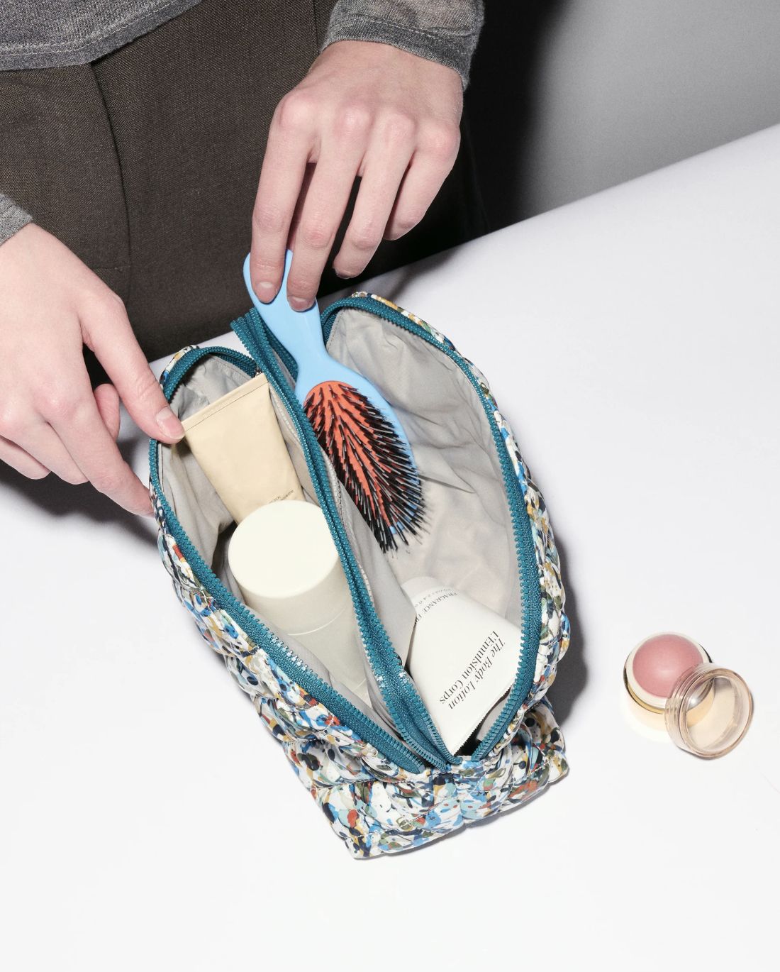 MZ Wallace Medium Double Zip Cosmetic Case