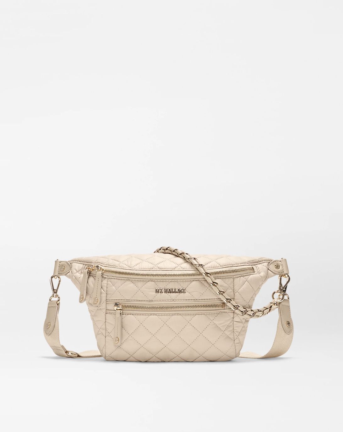 MZ Wallace Small Crosby Sling Bag in Buff