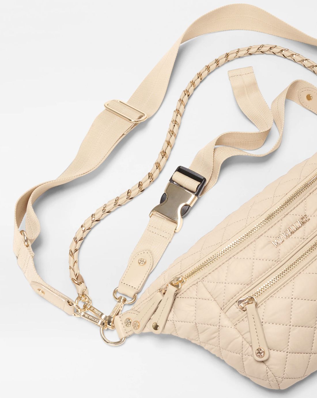 MZ Wallace Small Crosby Sling Bag in Buff MZ Wallace Small Crosby Sling Bag in Buff