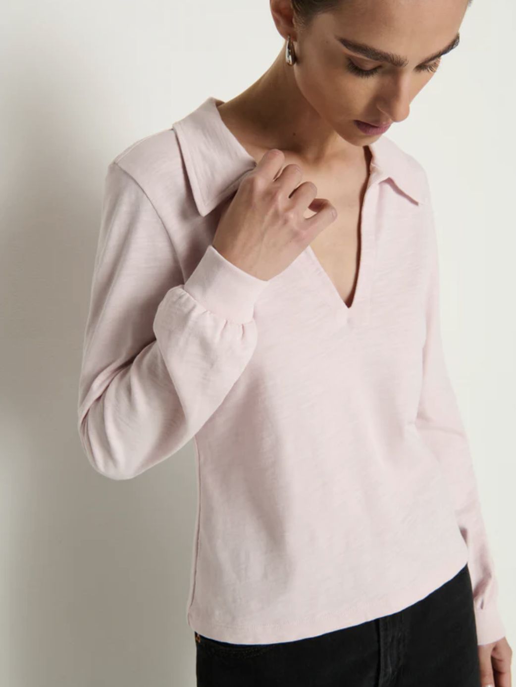 Nation Kimberley Long Sleeve Polo Tee