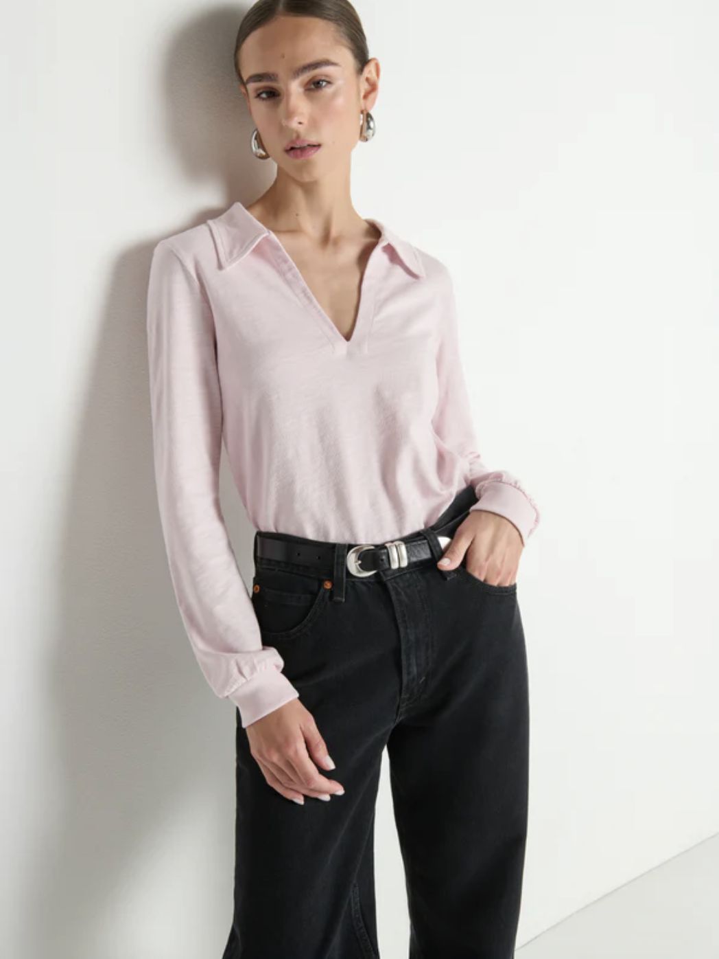 Nation Kimberley Long Sleeve Polo Tee