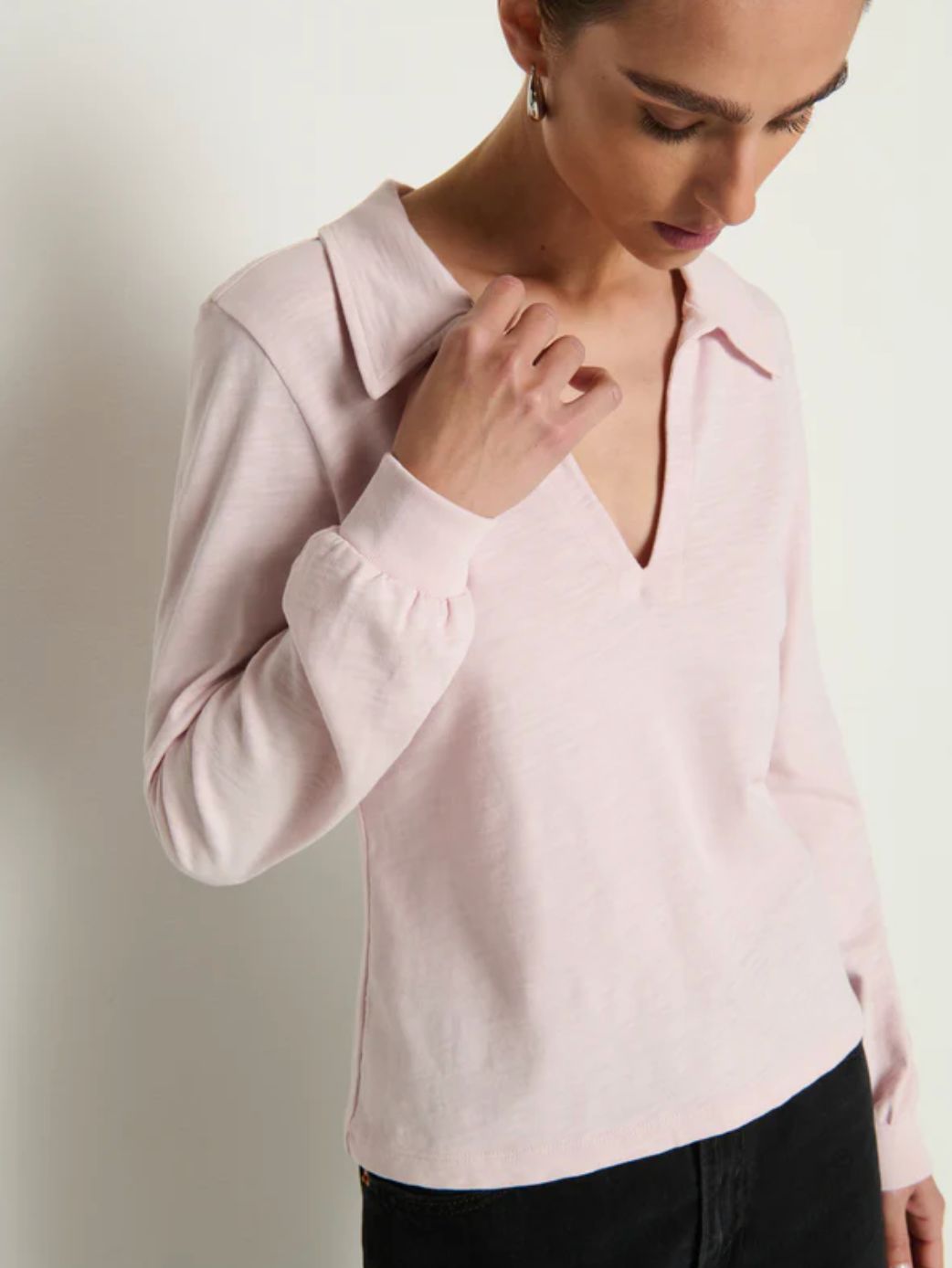 Nation Kimberley Long Sleeve Polo Tee