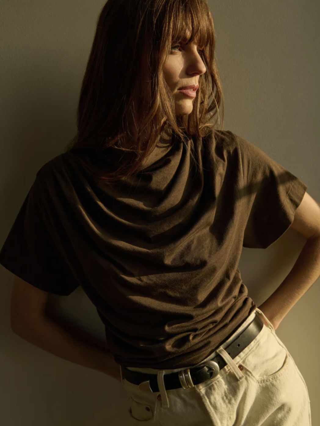 Nation Daryl Cowl Neck Tee