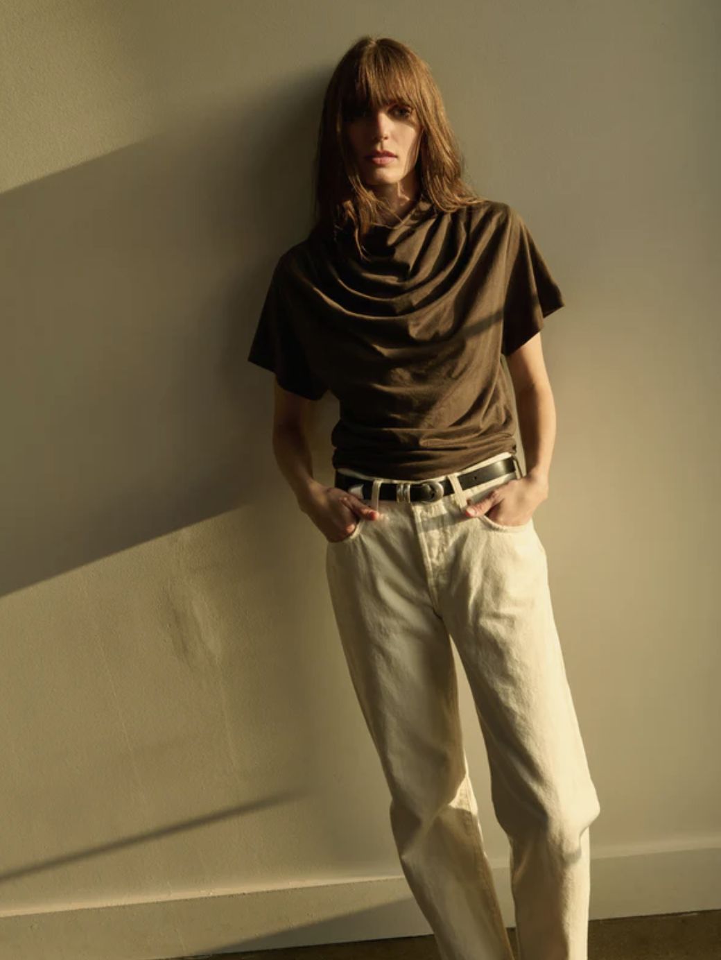 Nation Daryl Cowl Neck Tee