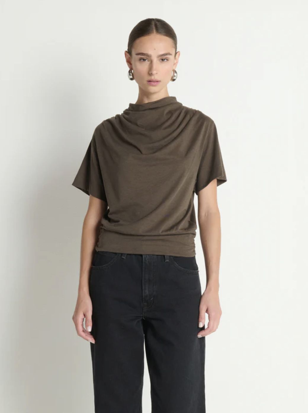 Nation Daryl Cowl Neck Tee