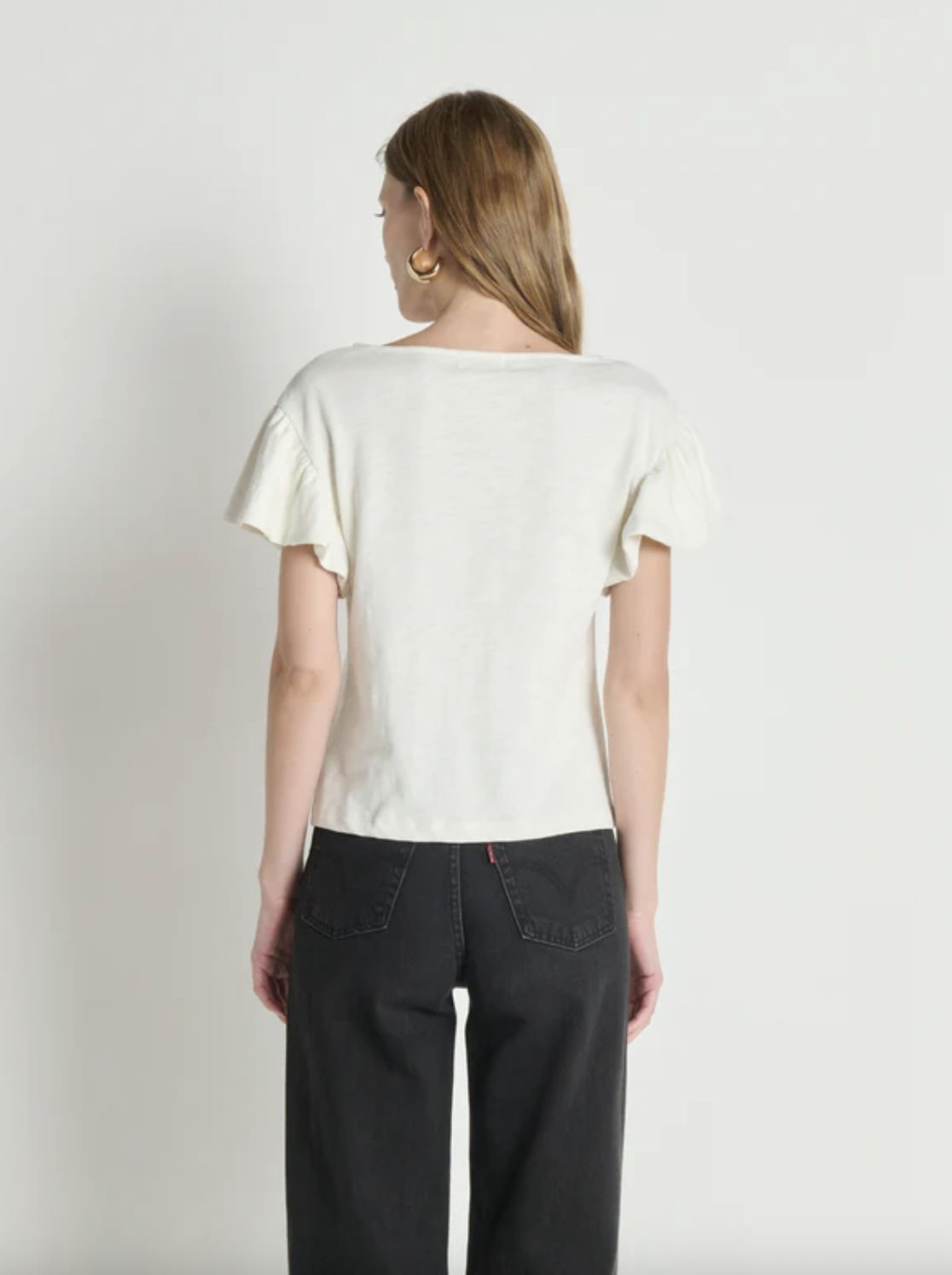 Nation Emmy Flutter Sleeve Top