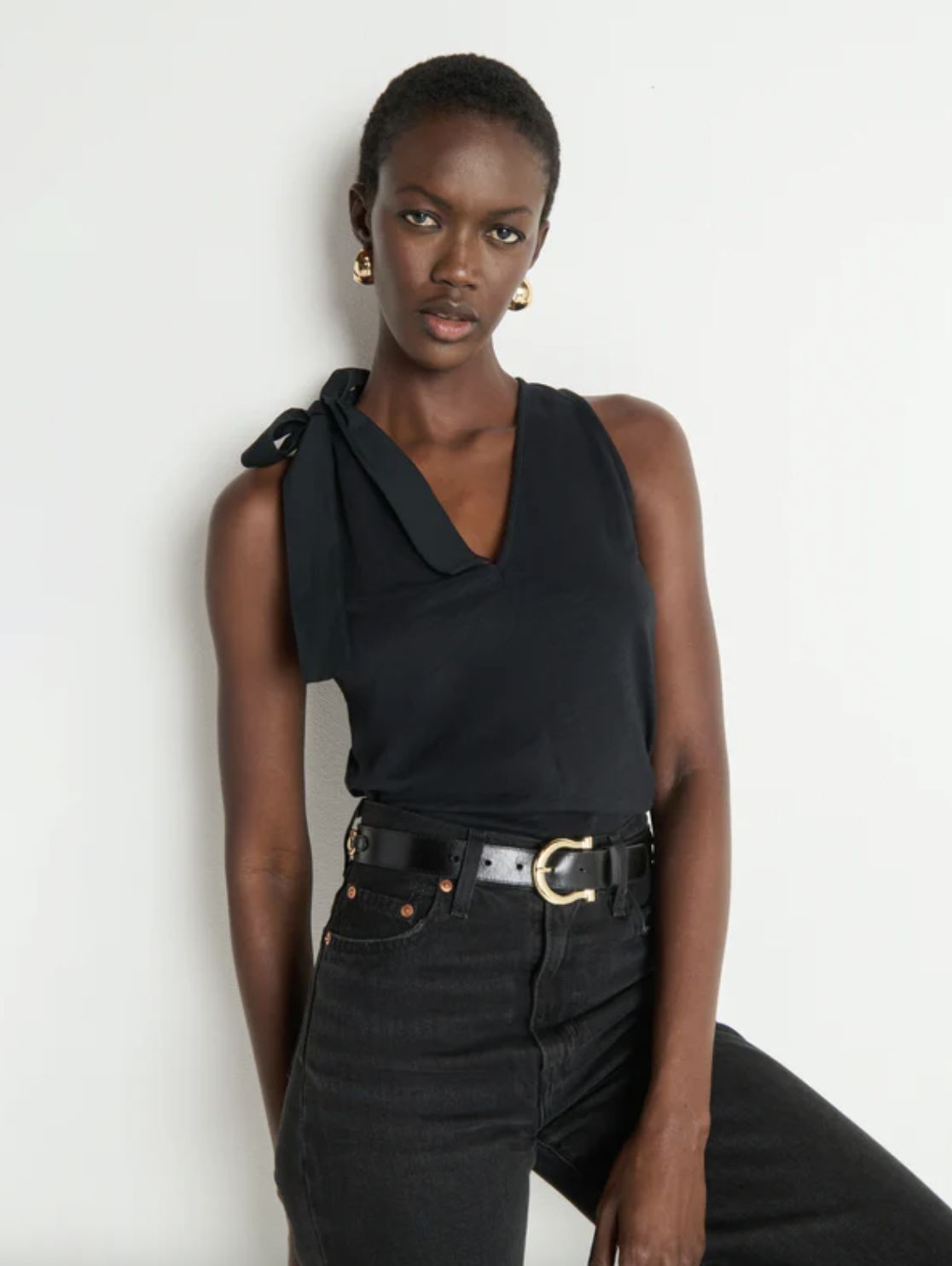 Nation Daniella Tank in Black