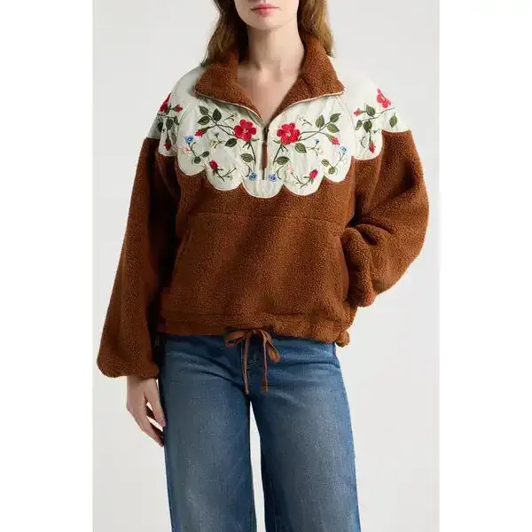 The Great The Plush Wildflower Pullover