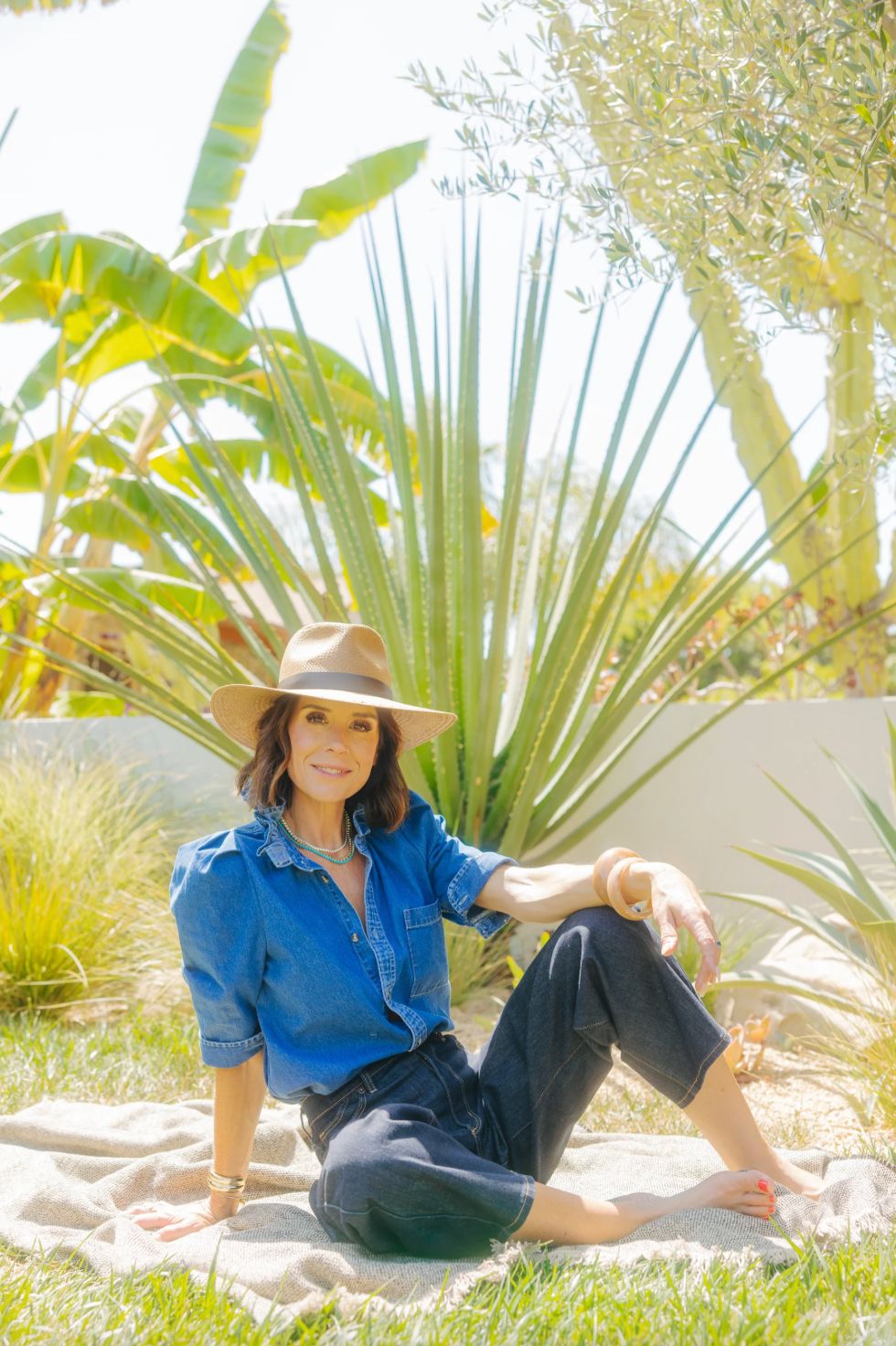 KMJ Bontina Denim Blouse