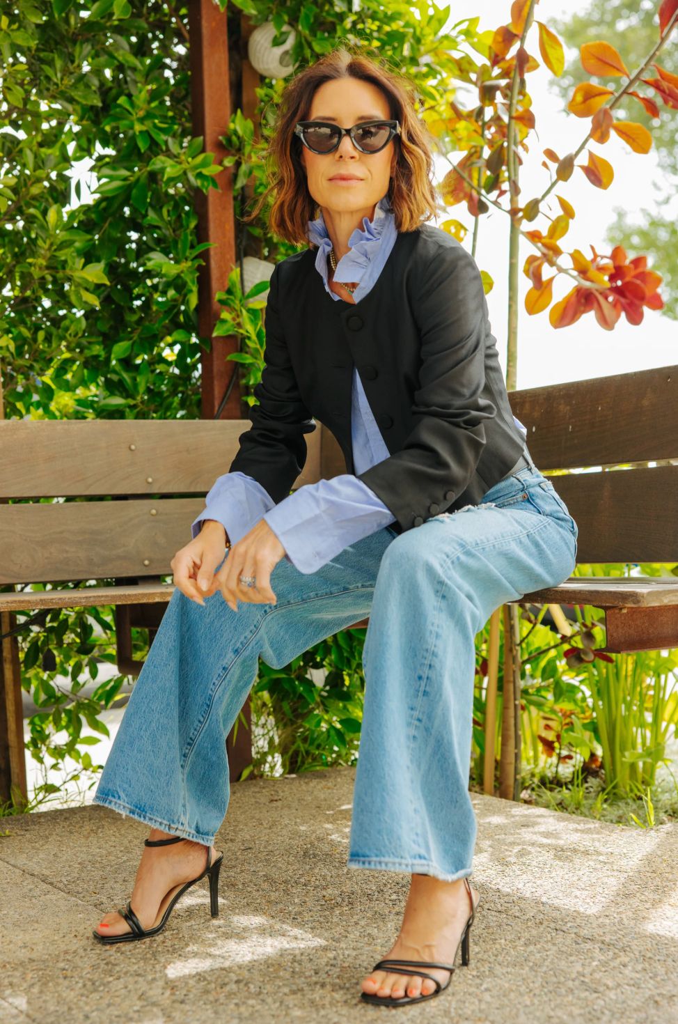 KMJ Quarantina Chambray Blouse