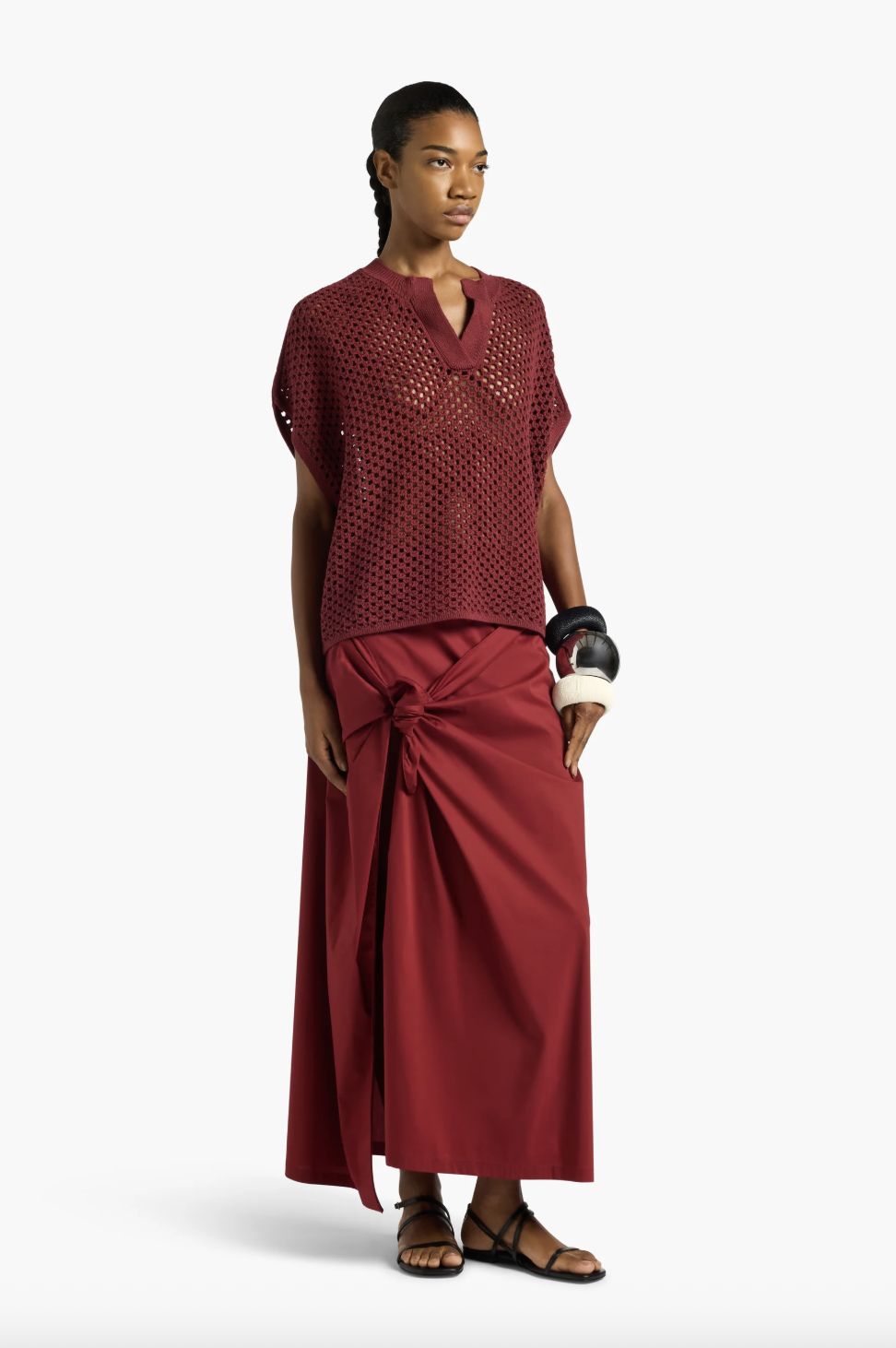 Liviana Conti Lenora Sweater in Terrarossa