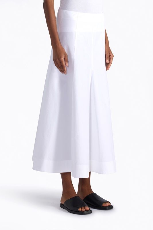 Liviana Conti Full Skirt In White