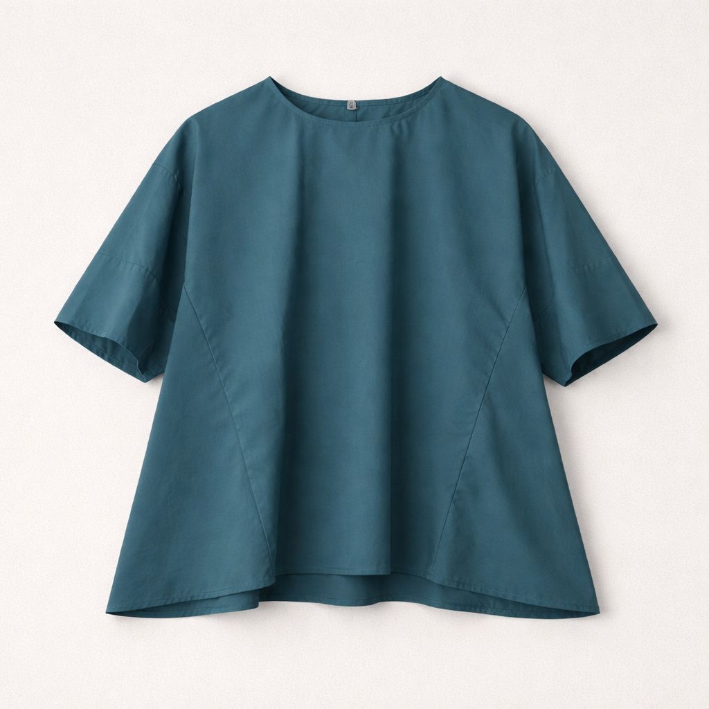 Liviana Conti Short Sleeve Blouse in Eucalipto