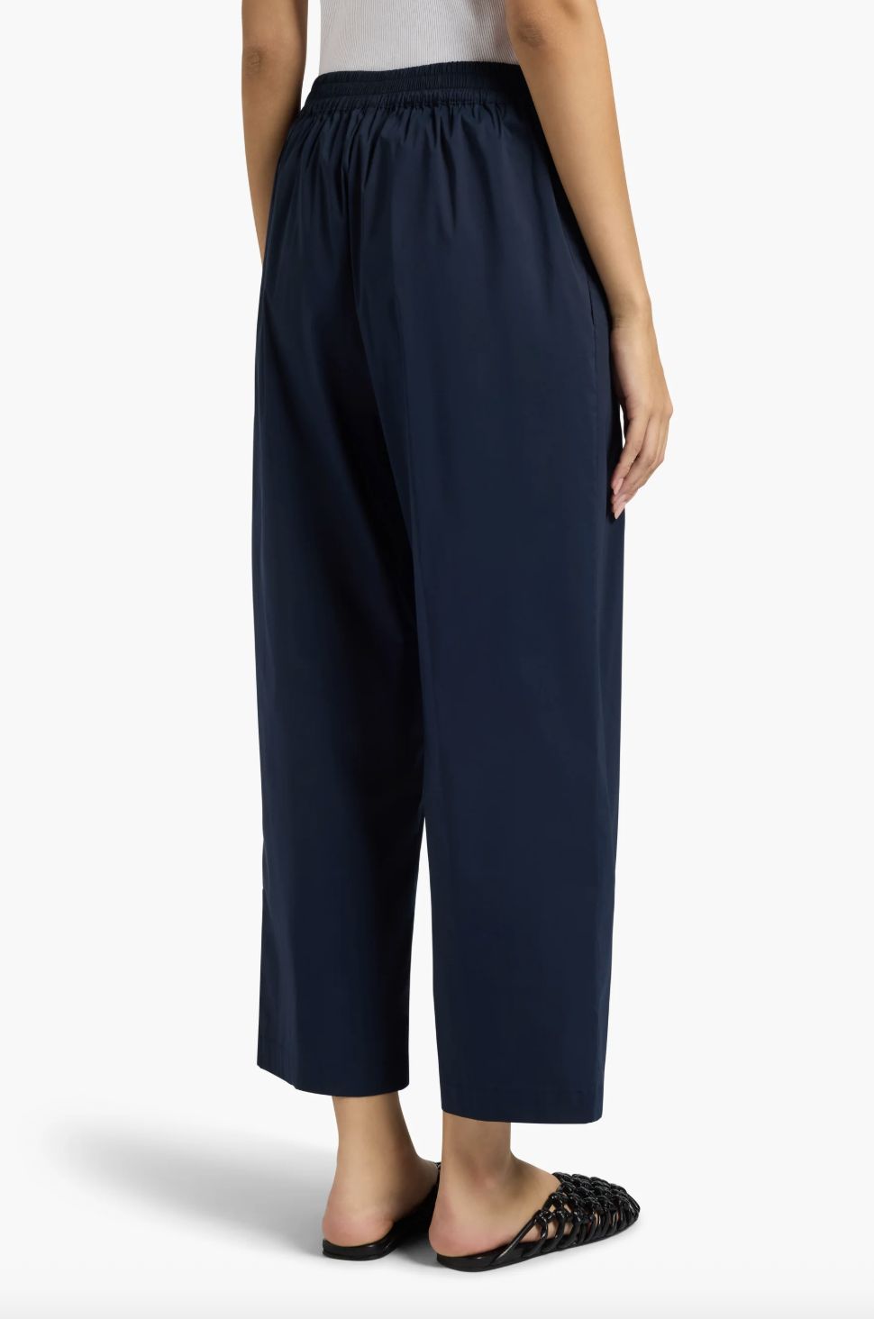 Liviana Conti Cotton Trouser Navy