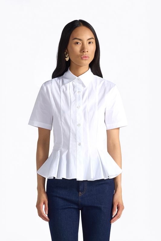 Liviana Conti Peplum Blouse