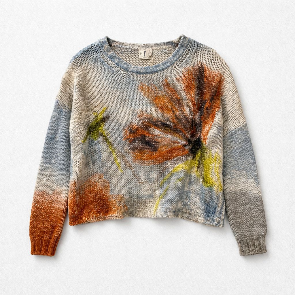 F Cashmere Silk Sweater