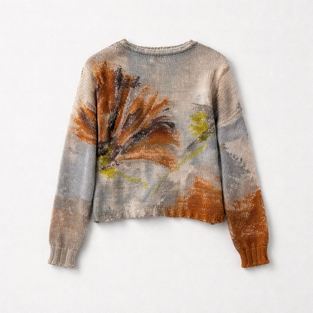 F Cashmere Silk Sweater
