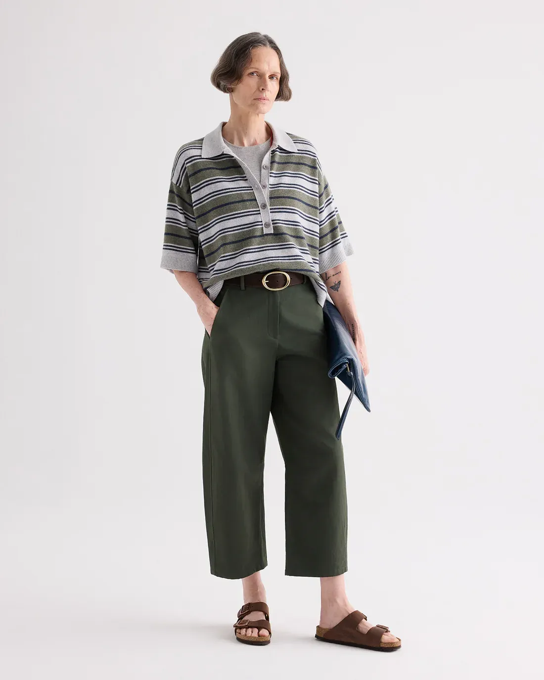 TWP Slouchy Boyfriend Trouser In Rosin