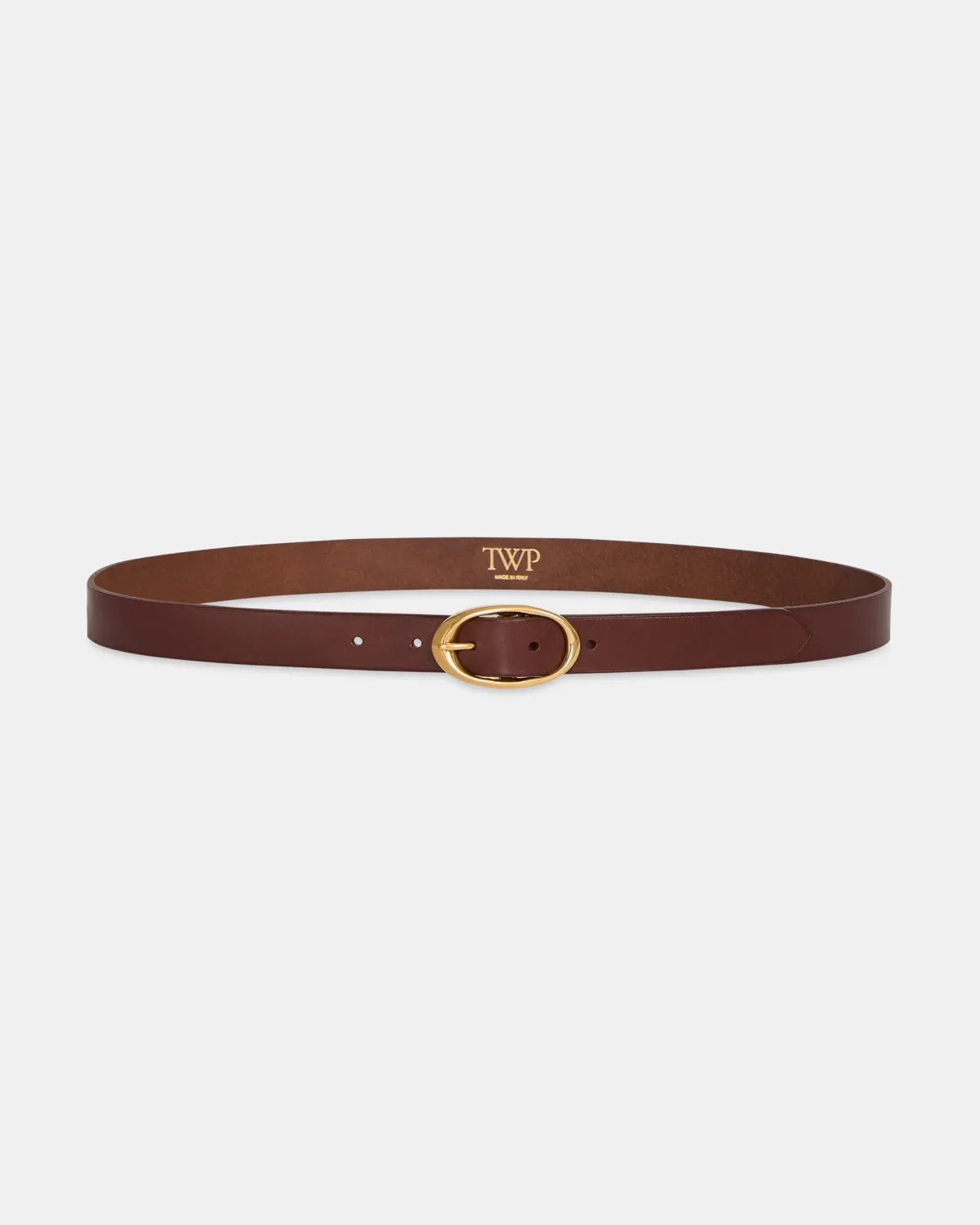 TWP Narrow Belt, Color: Bourbon, Size: 75