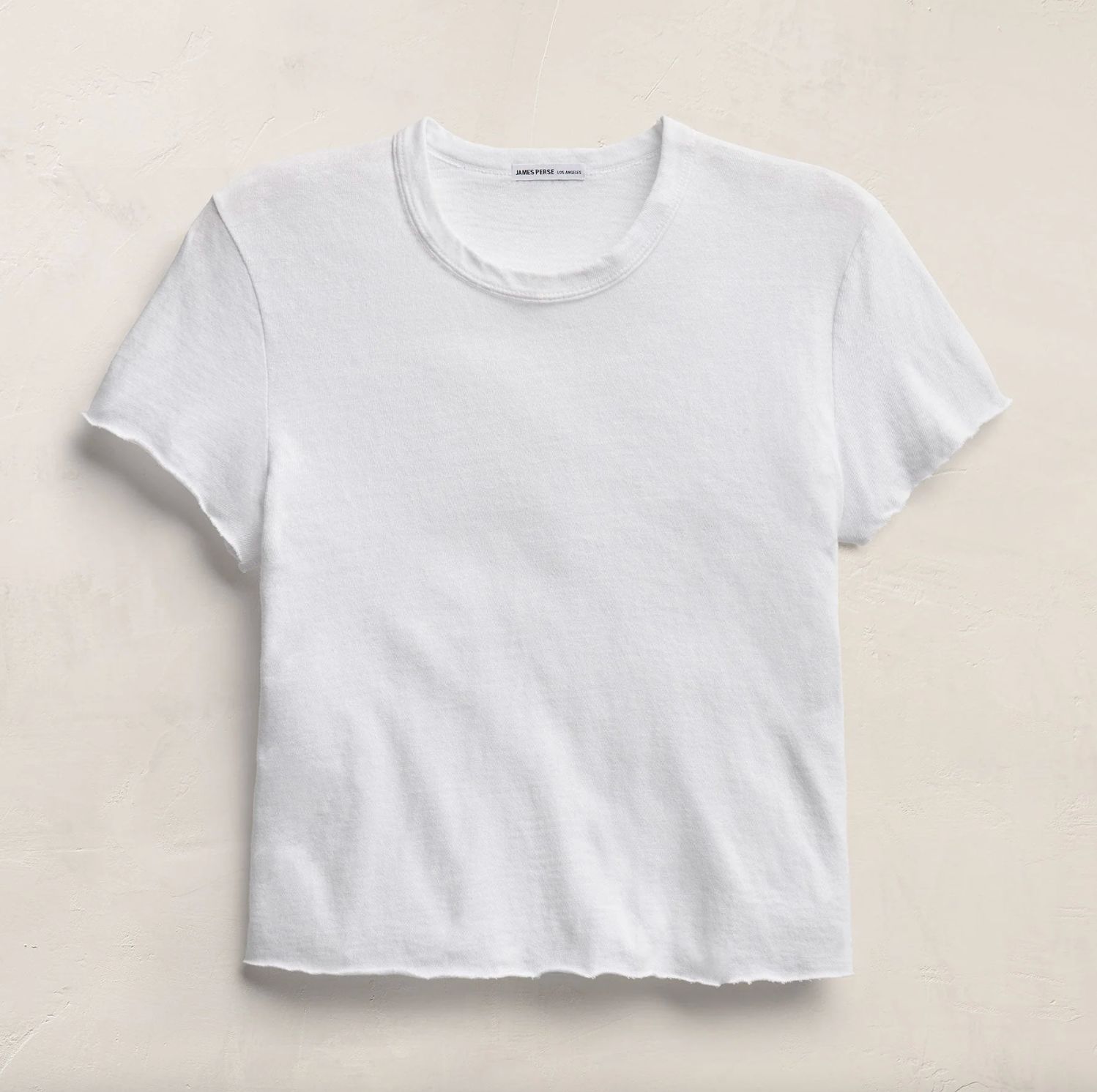 James Perse Slub Jersey Shrunken Tee