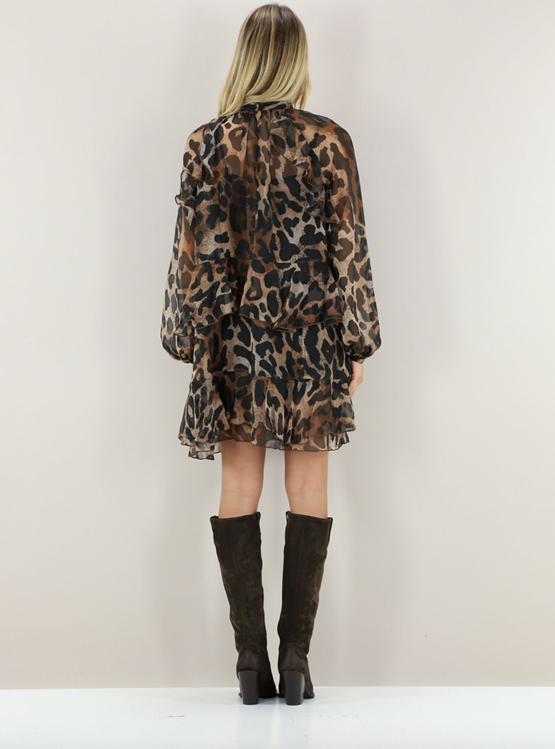 Actitude Leopard Print Dress