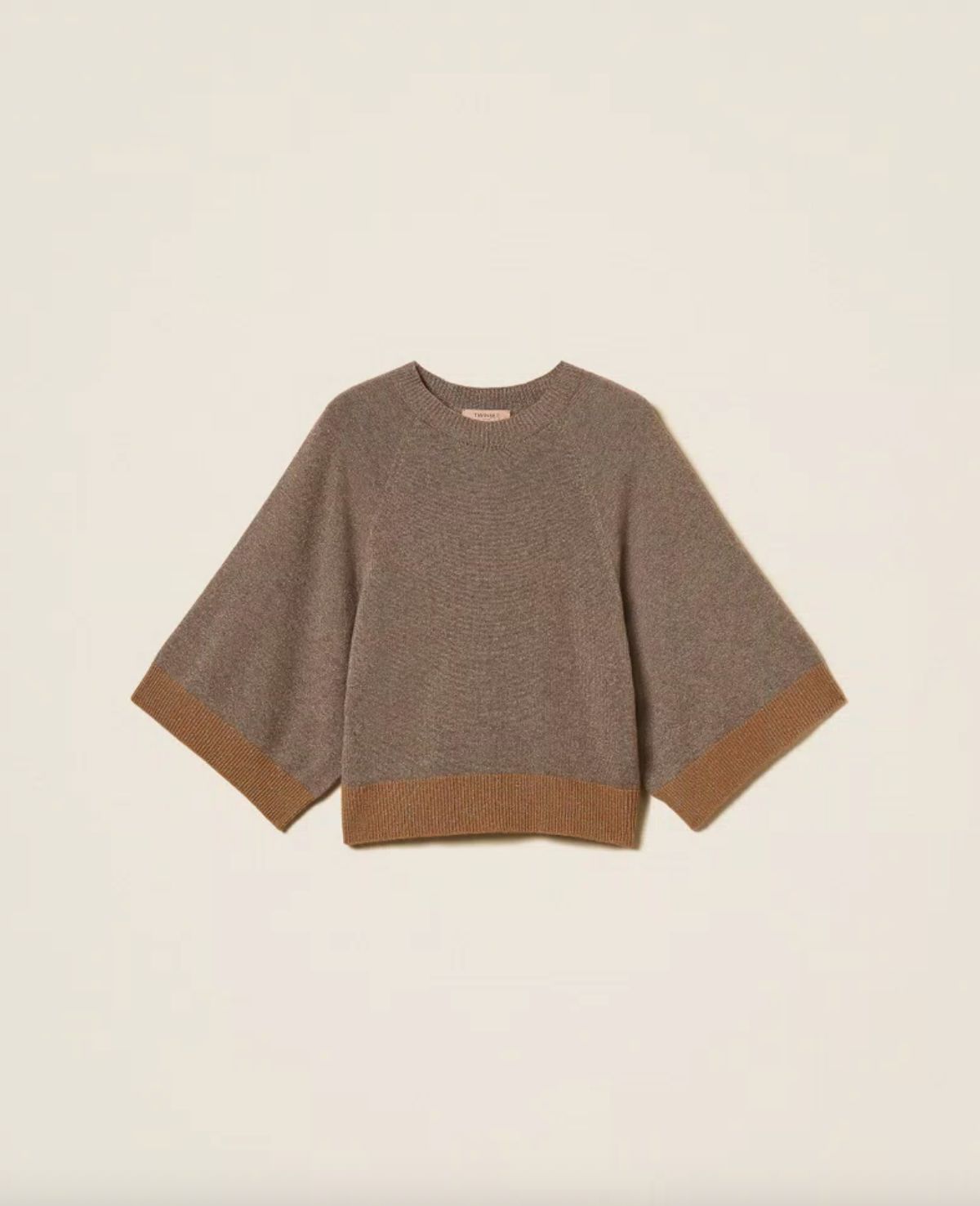 Twinset Cropped Cashmere Blend Sweater
