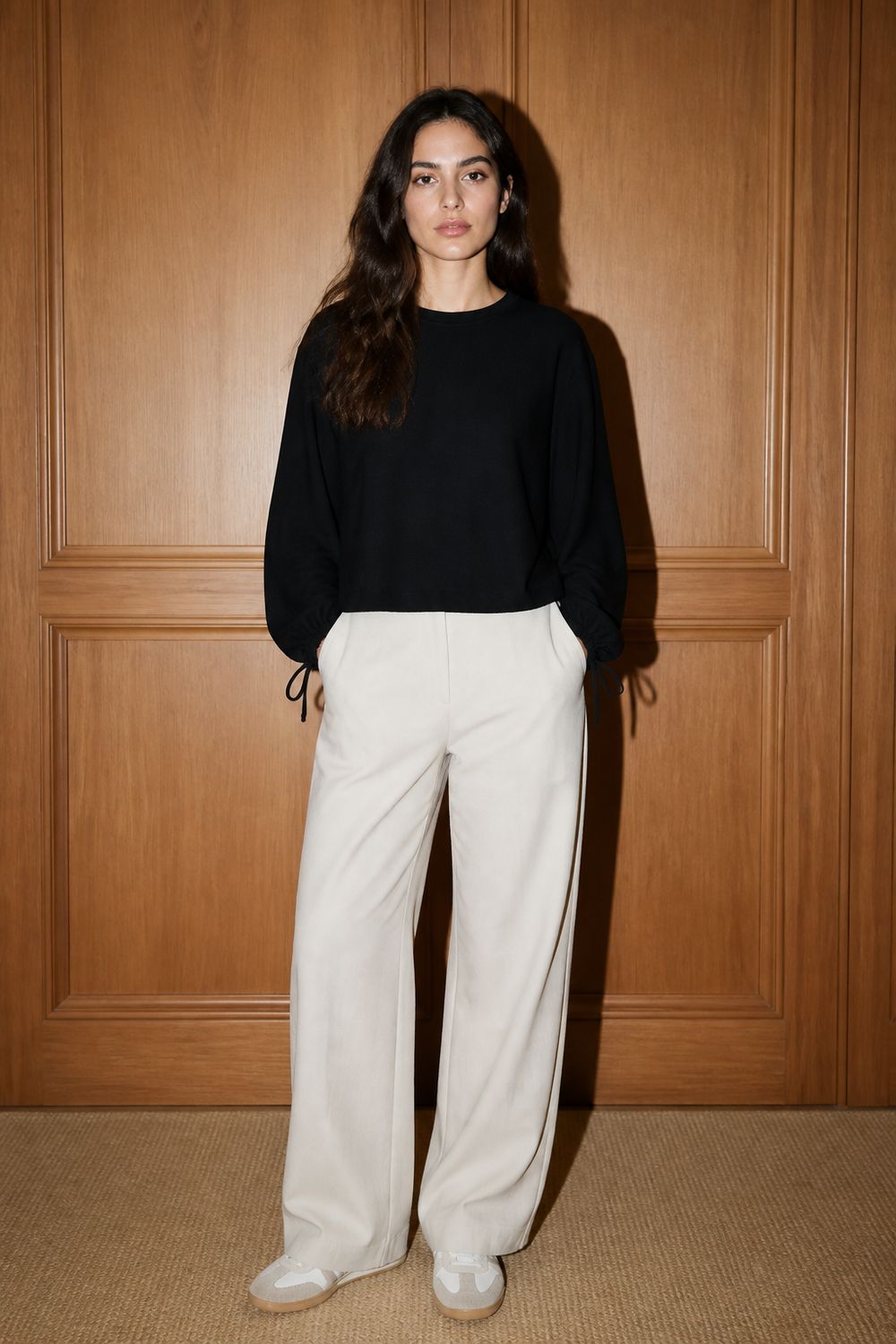 Liviana Conti Tie Sleeve Top