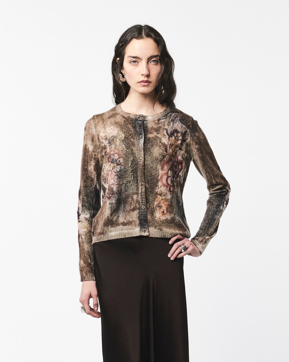 Avant Toi Laminated Cashmere Cardigan