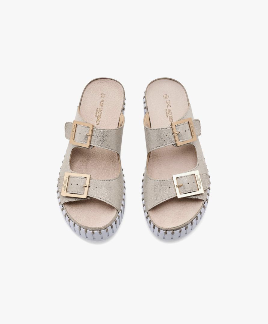 Ilse Jacobsen Sandal in Silver