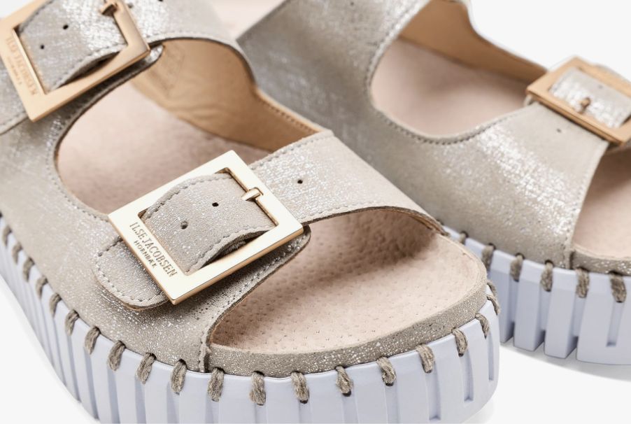 Ilse Jacobsen Sandal in Silver