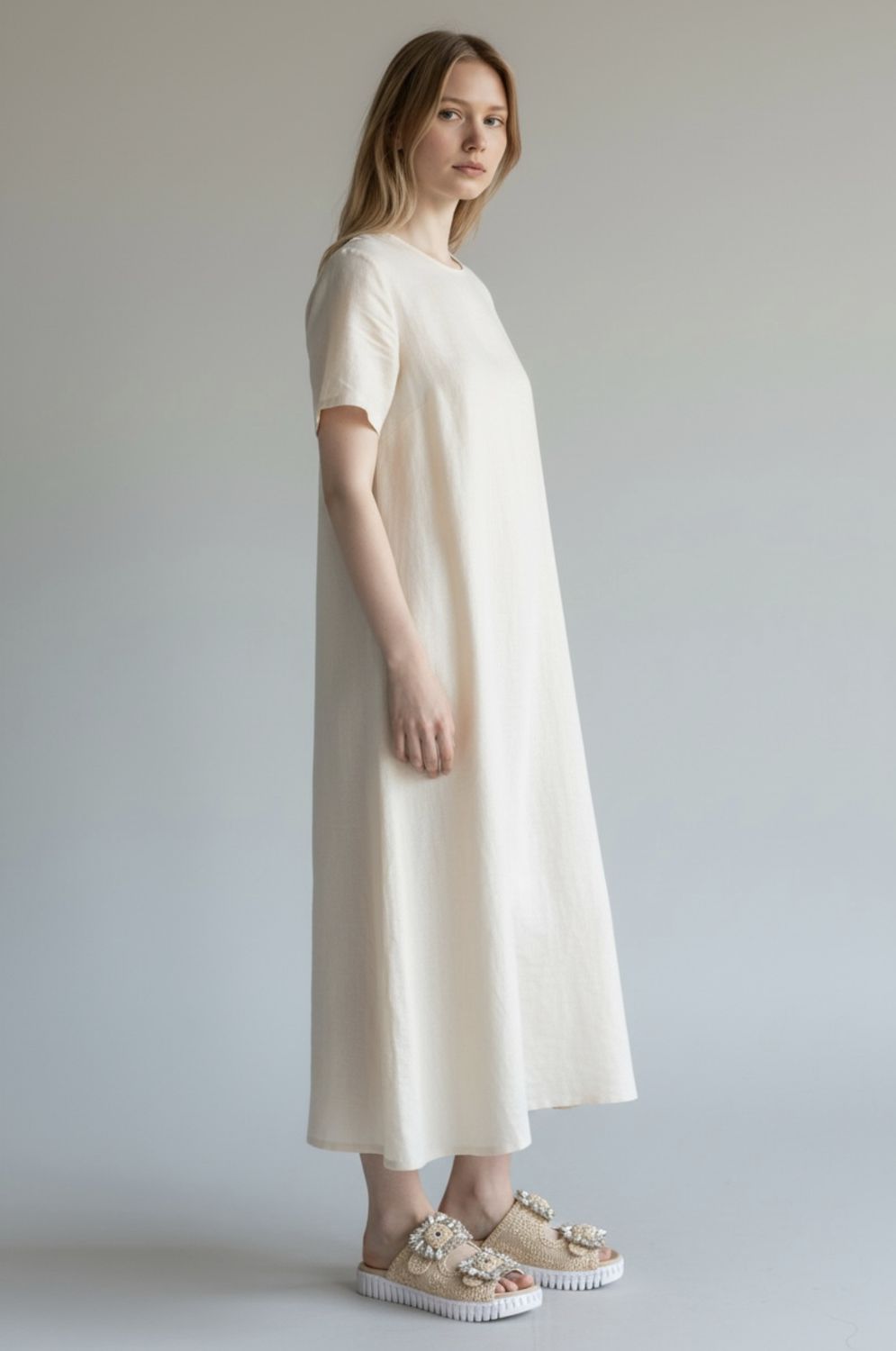 Ilse Jacobsen Crochet Crystal Sandal