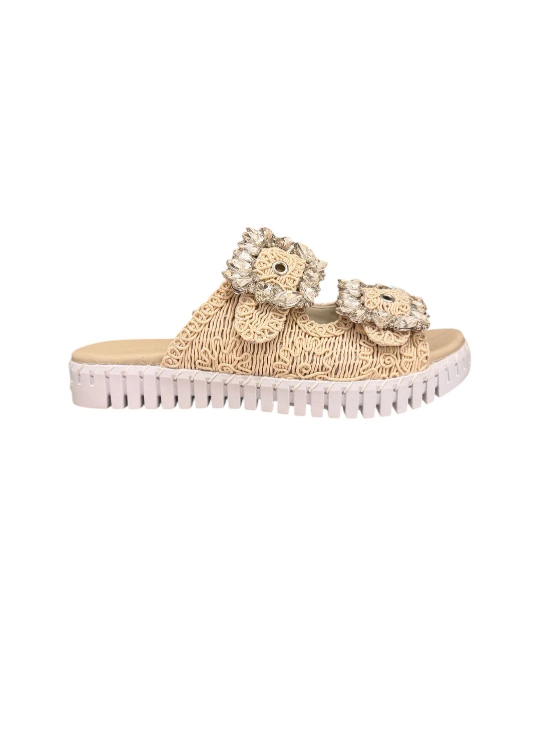 Ilse Jacobsen Crochet Crystal Sandal