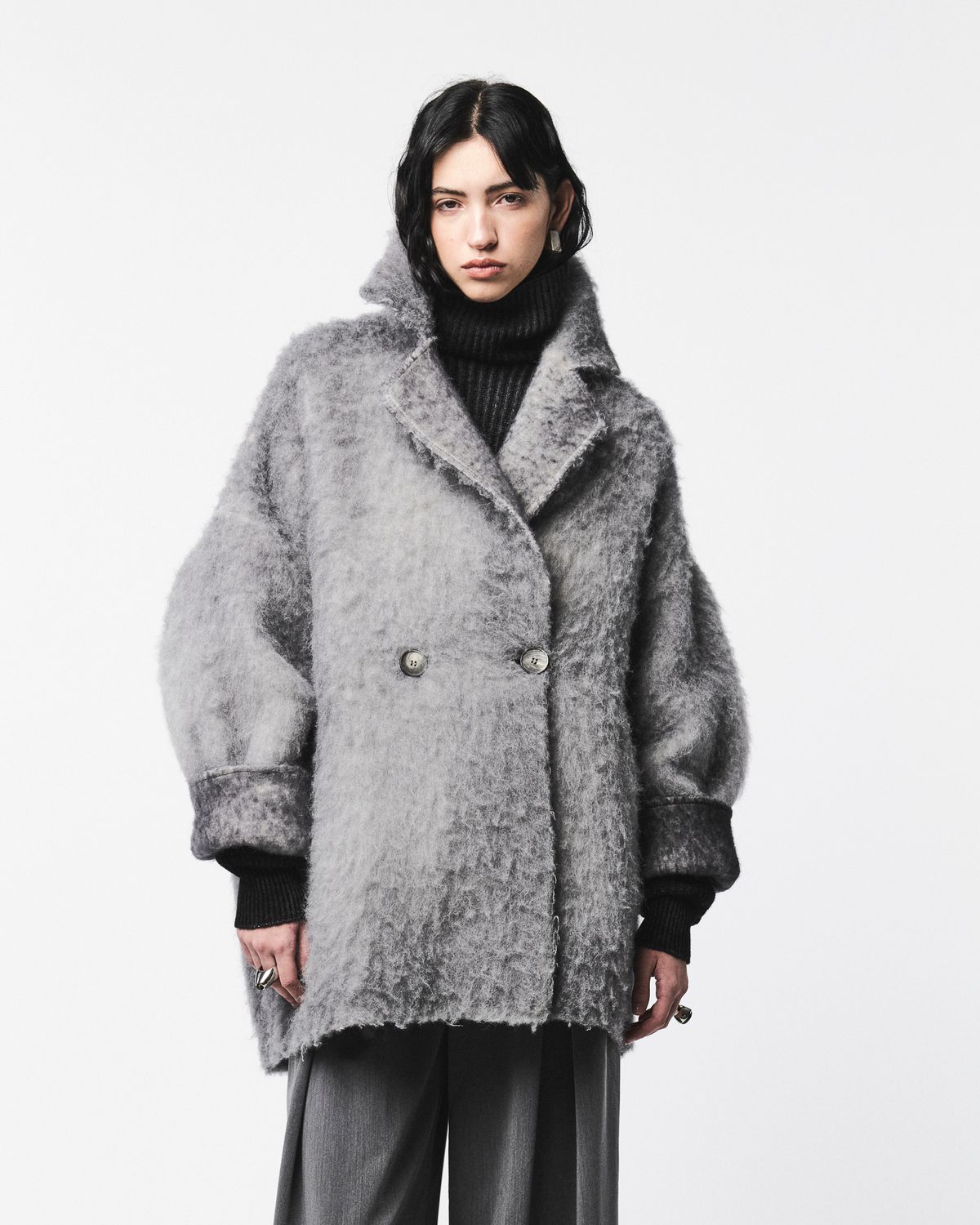 Avant Toi Alpaca Jacket In Husky